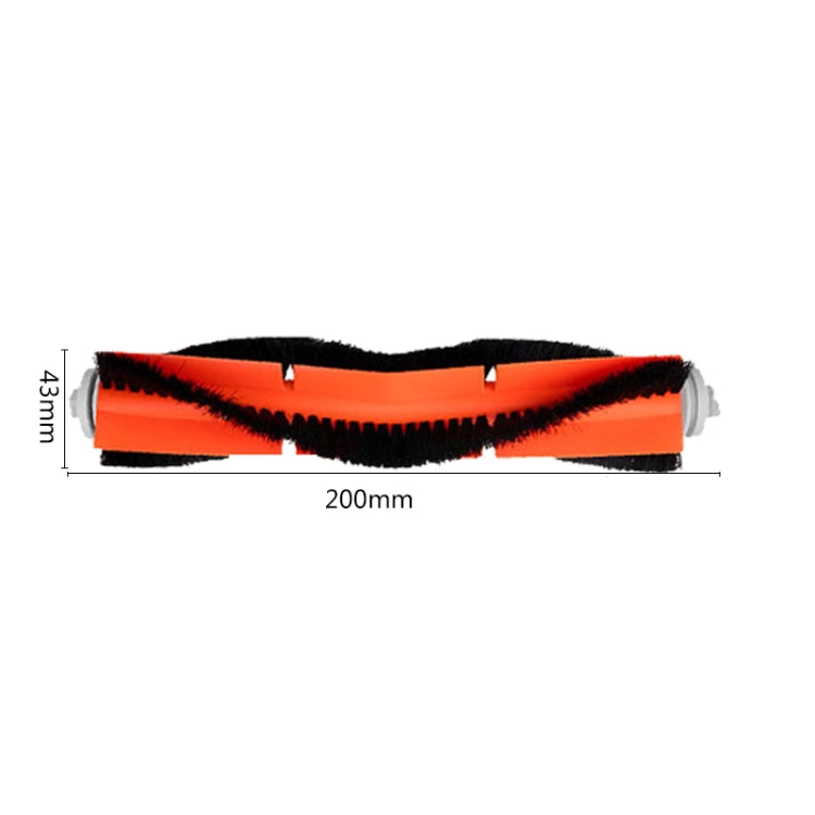 For Xiaomi Mijia MJSTP Vacuum Cleaner Replacement Accessories,Spec: 2pcs Main Brush