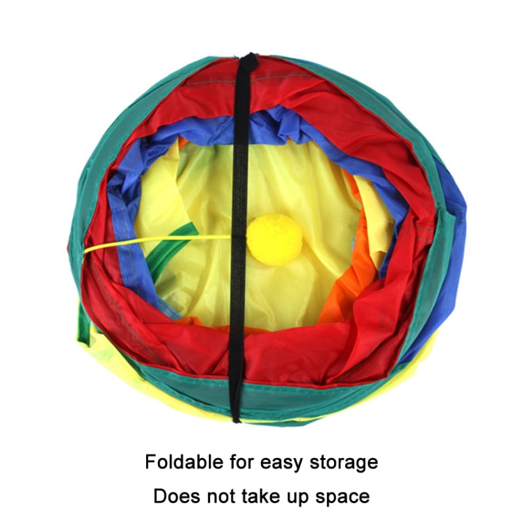 Cat Intelligence Rainbow Collapsible Runway Pet Supplies, Color: B15101