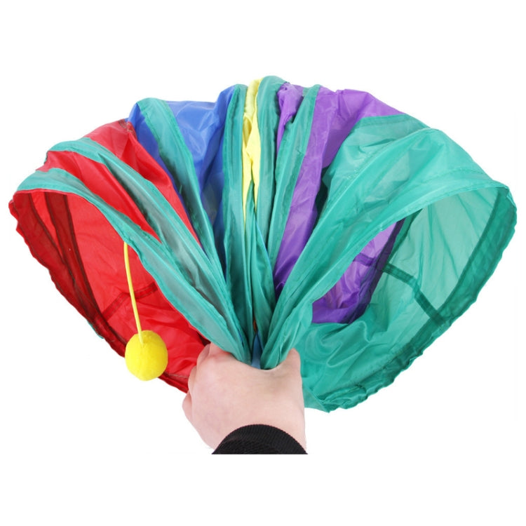 Cat Intelligence Rainbow Collapsible Runway Pet Supplies, Color: B15101