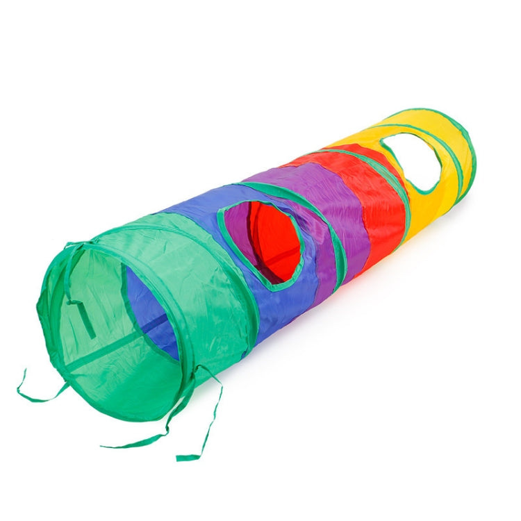 Cat Intelligence Rainbow Collapsible Runway Pet Supplies, Color: B18207