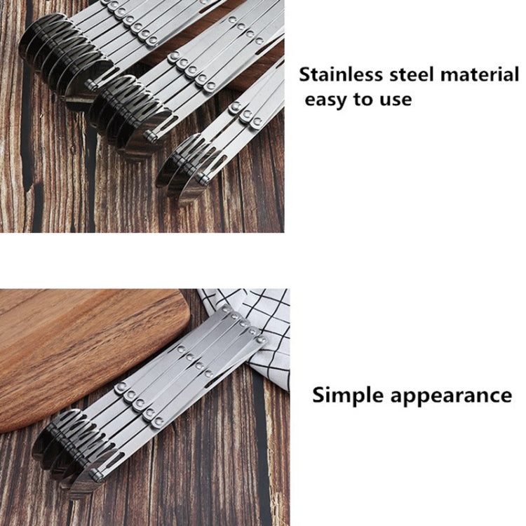 Stainless Steel Retractable Multipurpose Pizza Knife, Style: 6 Wheels