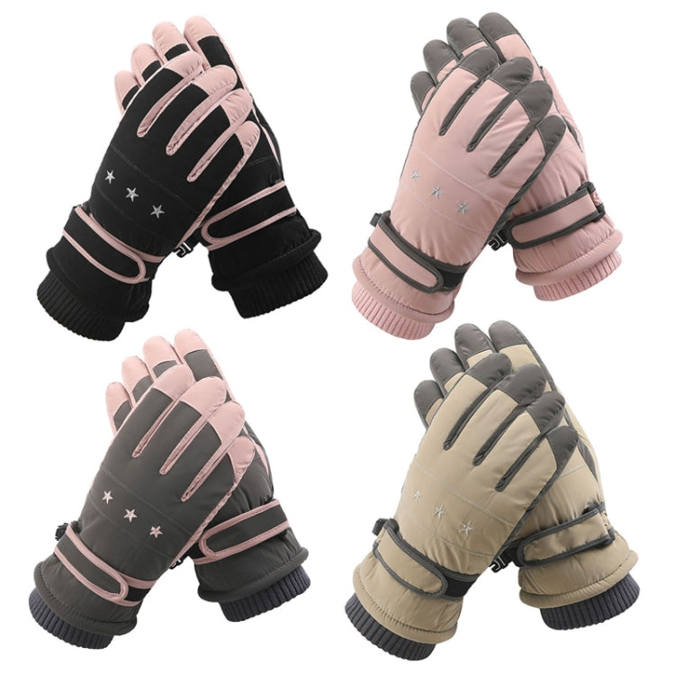 1 Pair WZ-204 Outdoor Warm And Windproof Thickened Cycling Sports Anti-fall Gloves, Size: Free Code