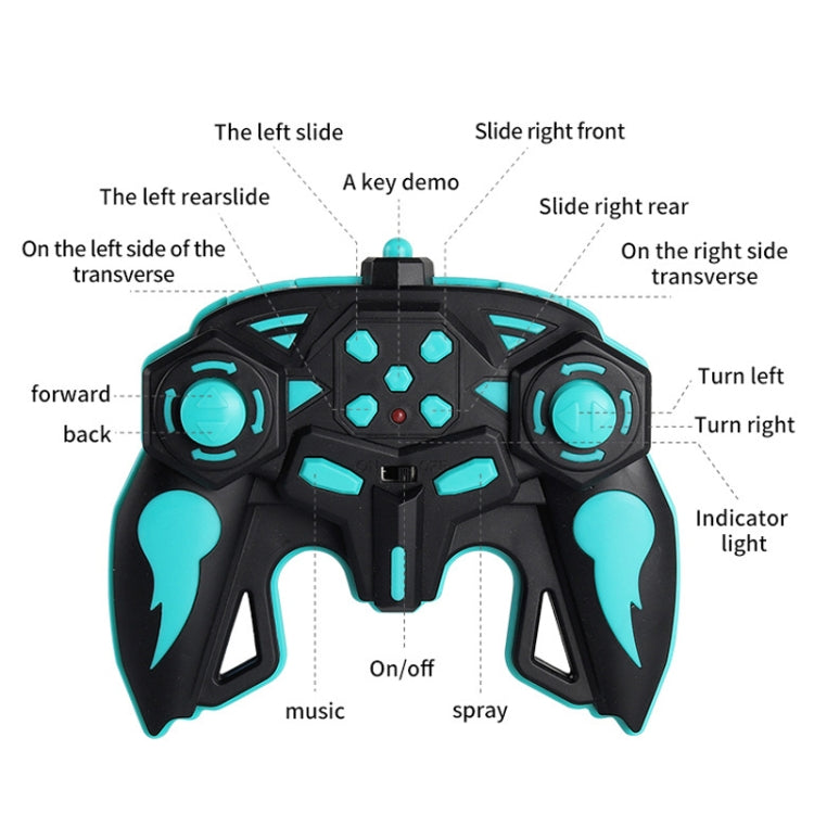 Remote Control Spray Four-wheel Drive Lateral Drift Stunt Car