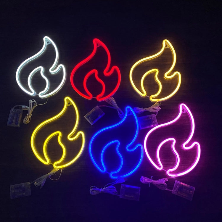 NHD-HY-01 USB Neon LED Flame Shape Party Decorative Lights