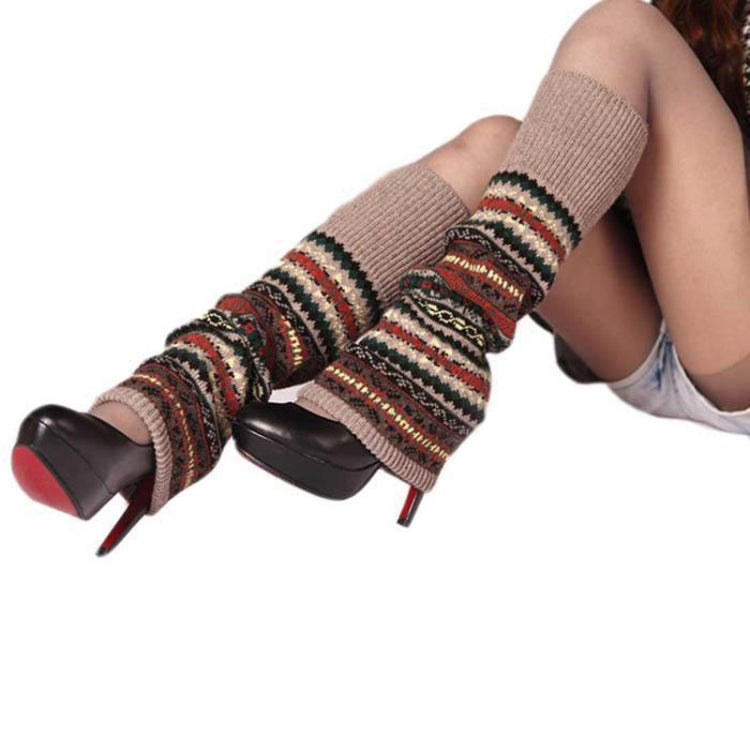 Winter Fluorescent Thickened Wool Pile Socks Women Over-the-knee Warm Leggings