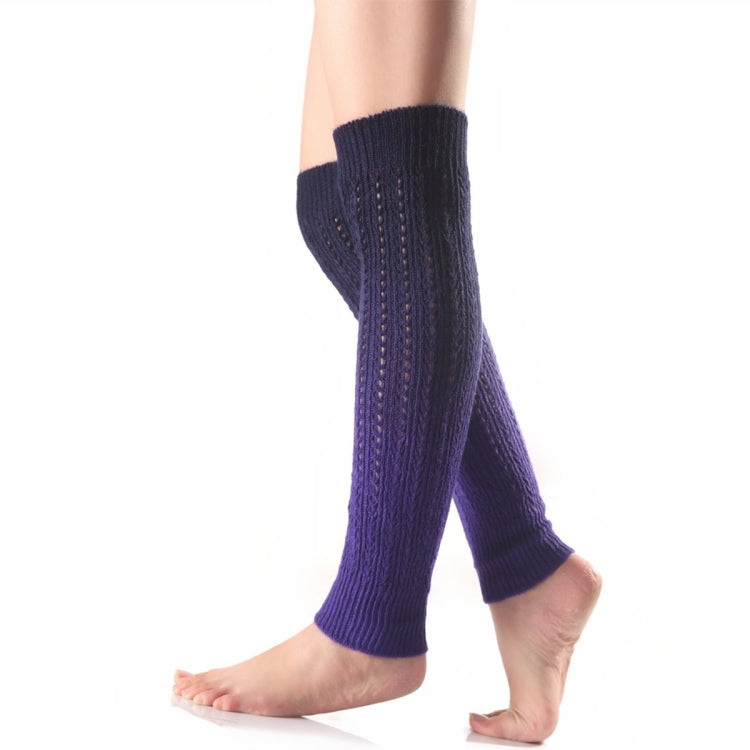 Autumn and Winter Women Soft Cashmere Gradient Pile Socks Boot Cover