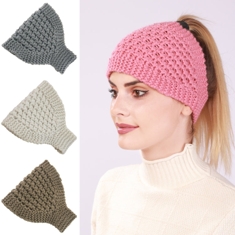 2 PCS Knitted Headband Warm Ear Protection Widened Head Cover Hair Accessories