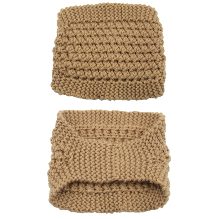 2 PCS Knitted Headband Warm Ear Protection Widened Head Cover Hair Accessories