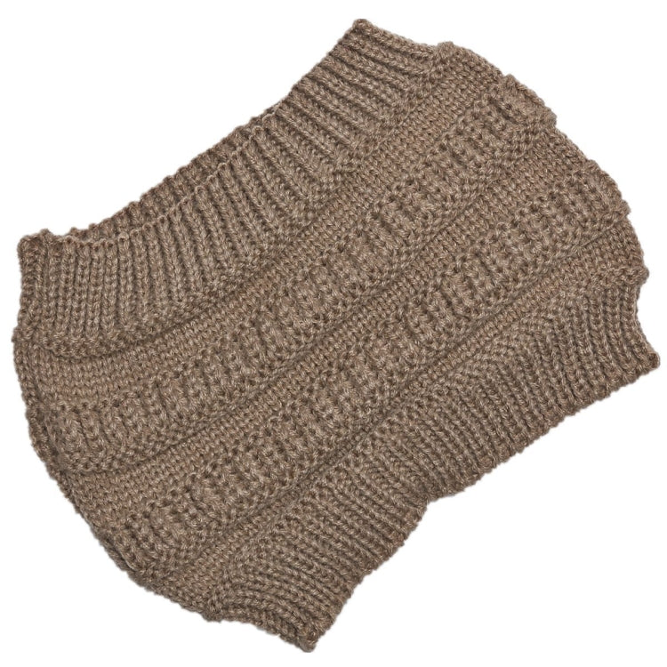 Autumn and Winter Women Knitted Headband Widening Face Wash Head Cover