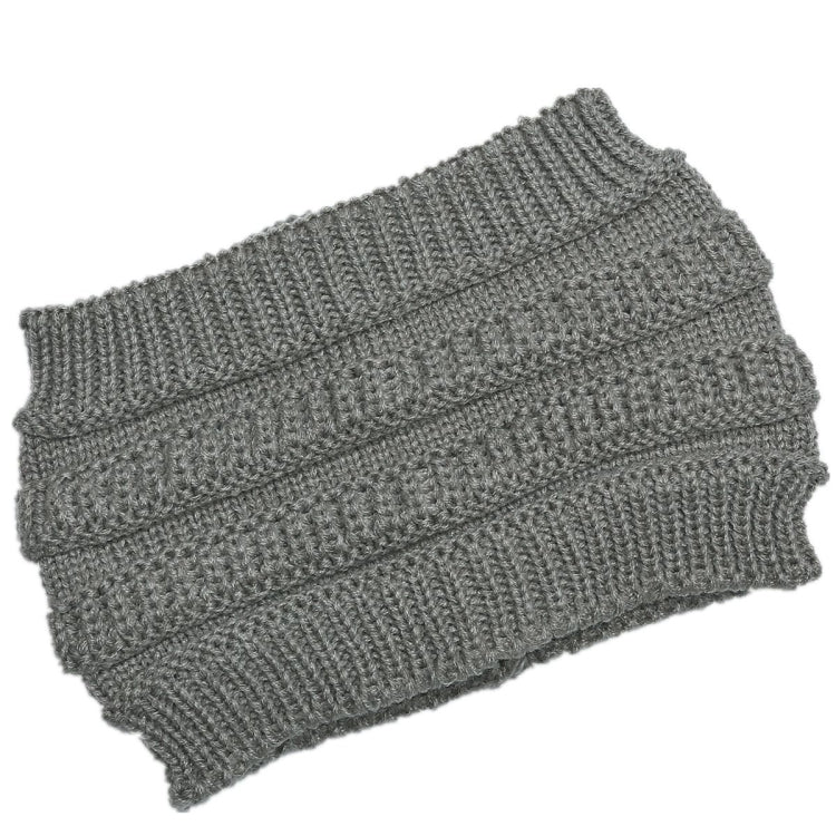 Autumn and Winter Women Knitted Headband Widening Face Wash Head Cover