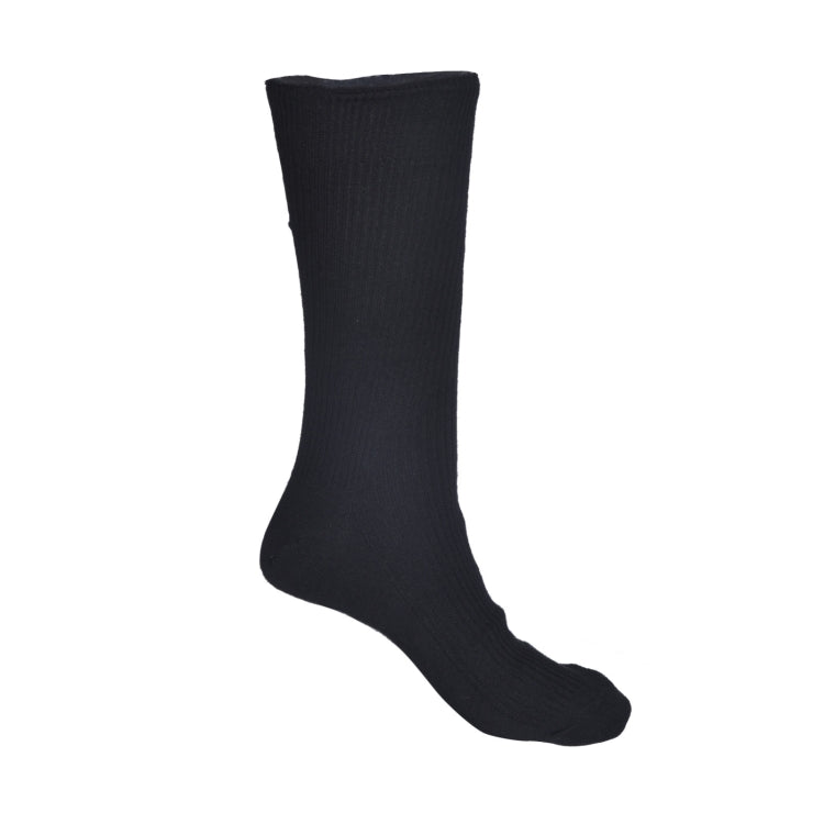 Constant Temperature USB Electric Heating Socks Long Tube Warm Socks Black