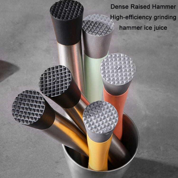 Cocktail Lemon Stirrer Bar Crushed Ice Hammer, Specification: Straight 21cm