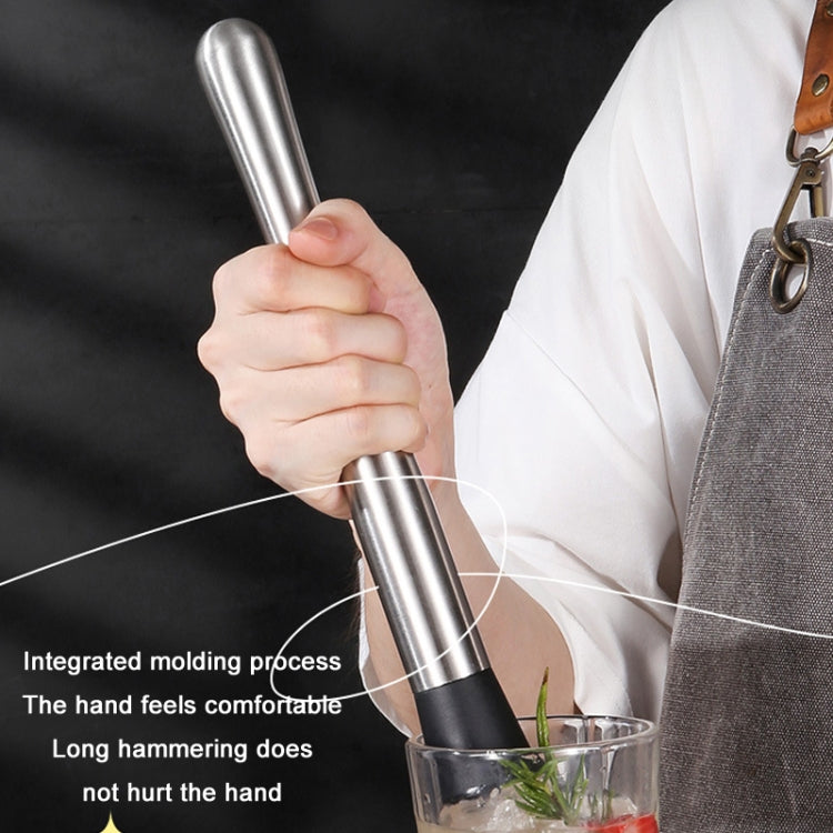 Cocktail Lemon Stirrer Bar Crushed Ice Hammer, Specification: Straight 21cm