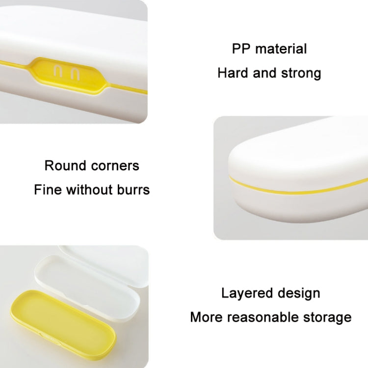 2 PCS Multi-functional Large Capacity Double-layer Pencil Box