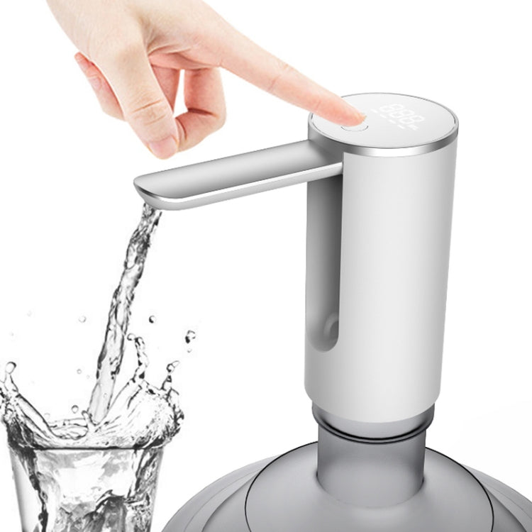Water Dispenser Electric Water Pump With Display Screen(Gray)