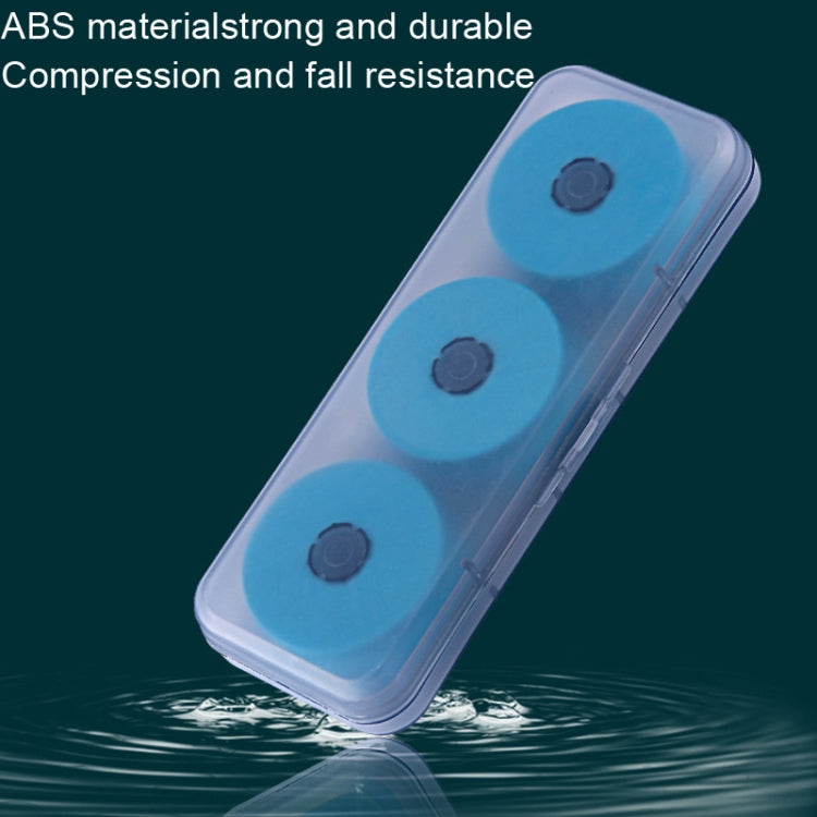 2 PCS Convenient Fishing Line Main Line Box Fishing Gear Supplies, Style: 2 Axle Box With Foam Axle