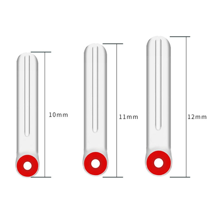 100 PCS SXP01 Dual CoreSilicone Floating Seat Fishing Accessories, Size: Medium