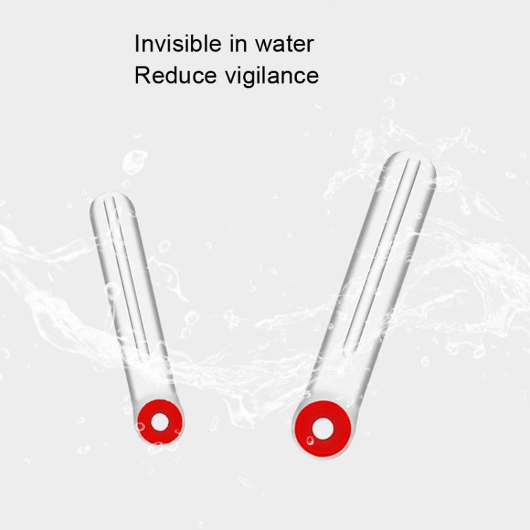 100 PCS SXP01 Dual CoreSilicone Floating Seat Fishing Accessories, Size: Medium
