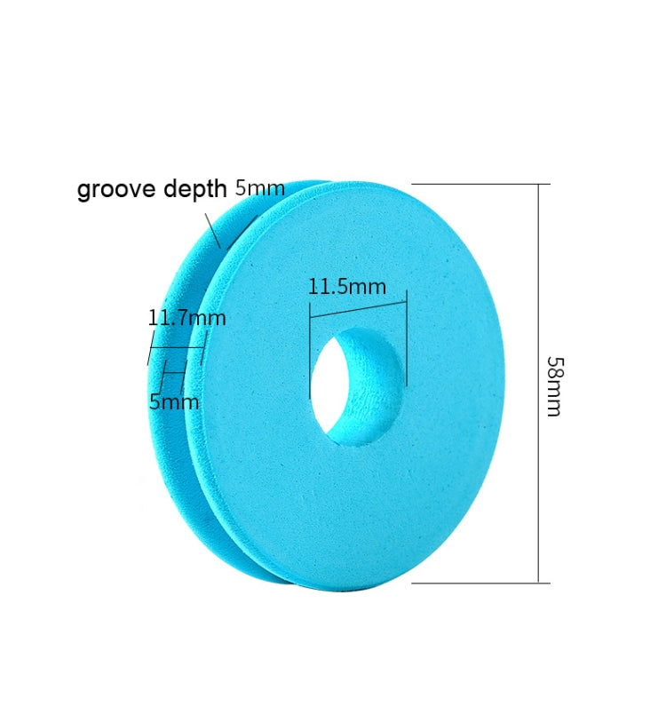 100 PCS ZX07 Foam Main Spool Reinforced Reel Fishing Supplies