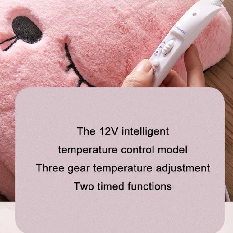 USB Heated Mouse Pad Winter Warm Electric Gloves, Color: 5V Pink