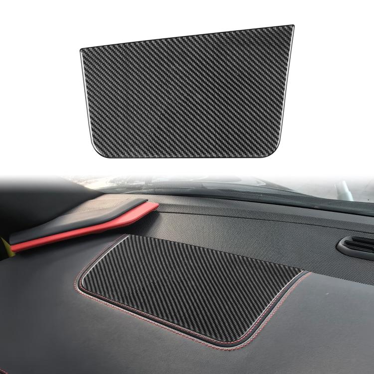 For Chevrolet Corvette C8 Right-Hand Drive Passenger Panel Sticker - Black