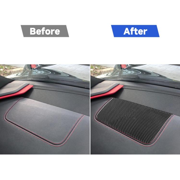 For Chevrolet Corvette C8 Right-Hand Drive Passenger Panel Sticker - Black