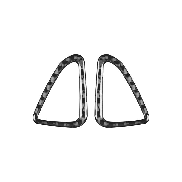 For Chevrolet Corvette C8 2pcs/Set Car Door Air Vent Sticker - Black