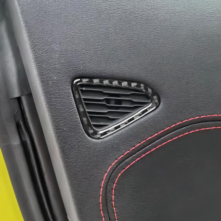 For Chevrolet Corvette C8 2pcs/Set Car Door Air Vent Sticker - Black
