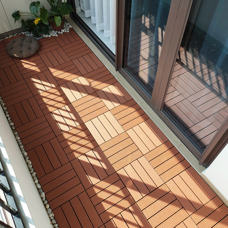 Outdoor Plastic Wood Waterproof Anti-corrosion Splicing Floor
