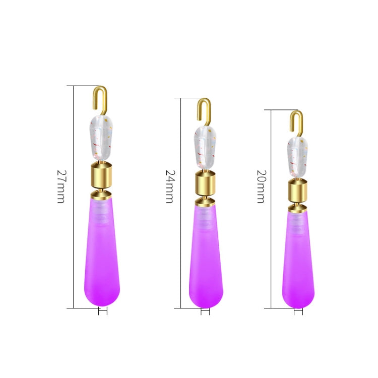 100 PCS Quick Change Floater Sliding Copper Head Rotating Floater, Specification: Medium