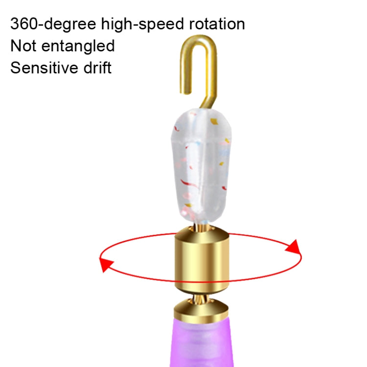 100 PCS Quick Change Floater Sliding Copper Head Rotating Floater, Specification: Medium