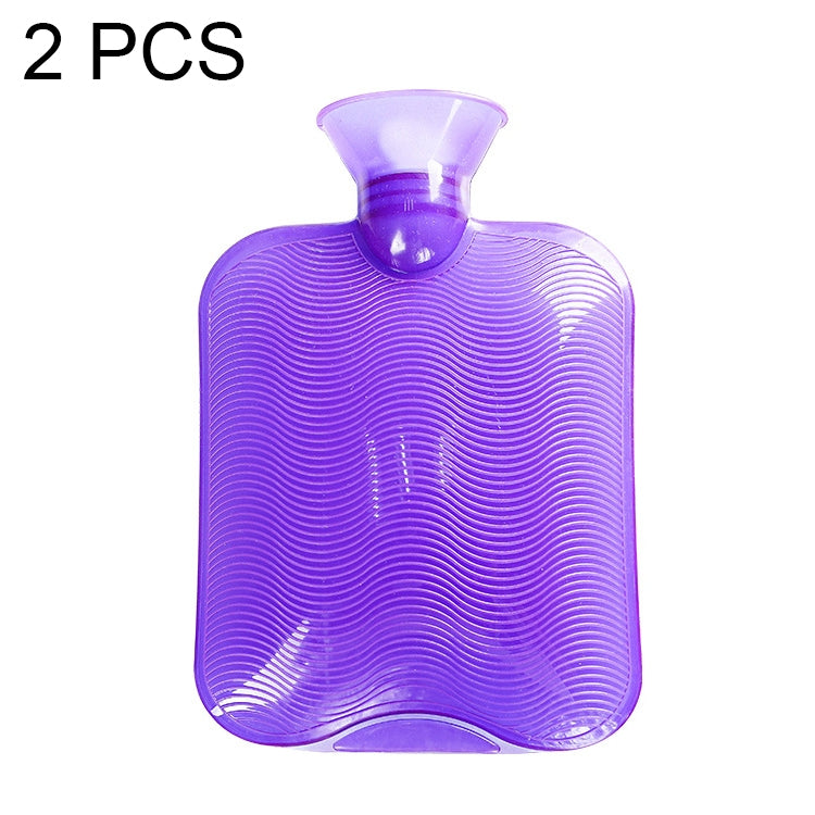2 PCS PVC Explosion-proof Leak-proof Water-filled Warm Water Bag, Size: 1500ml
