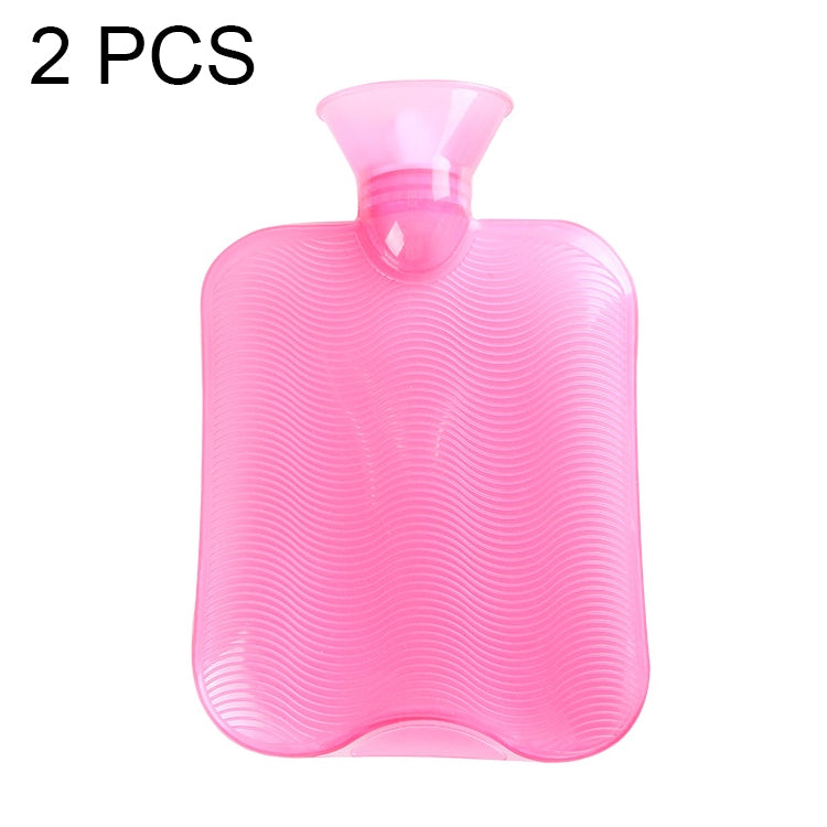 2 PCS PVC Explosion-proof Leak-proof Water-filled Warm Water Bag, Size: 2000ml
