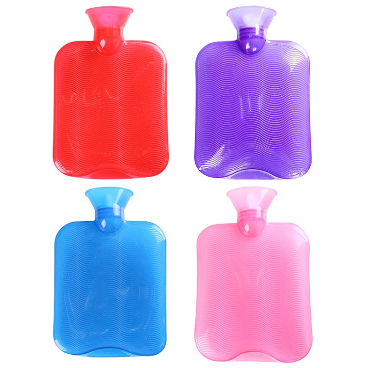 2 PCS PVC Explosion-proof Leak-proof Water-filled Warm Water Bag, Size: 2000ml