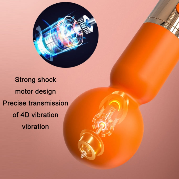 S437 USB Handheld Mini Massage Stick(Orange)