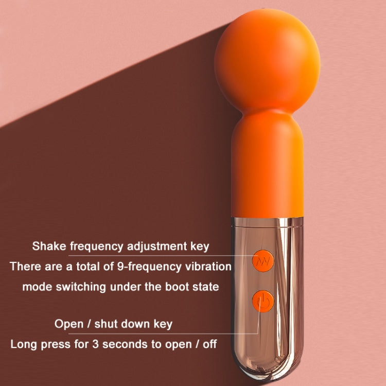 S437 USB Handheld Mini Massage Stick(Orange)