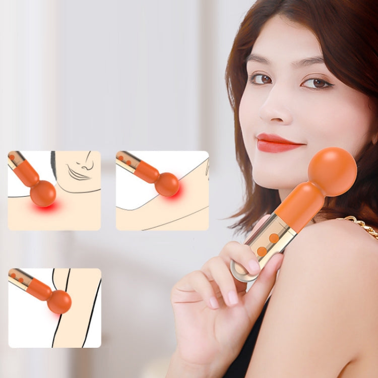 S437 USB Handheld Mini Massage Stick(Orange)