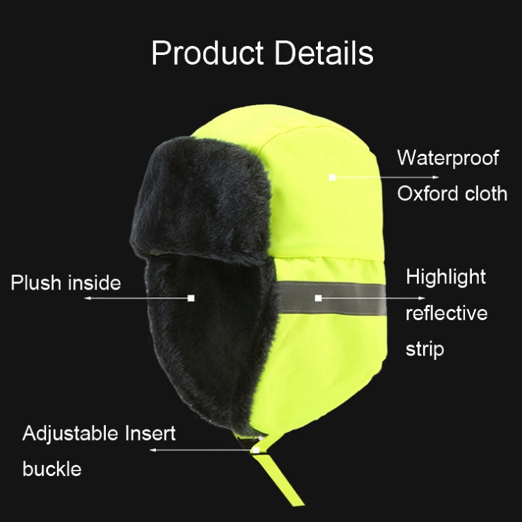 Winter Sanitation Workers Warm Reflective Ear-protection Cap