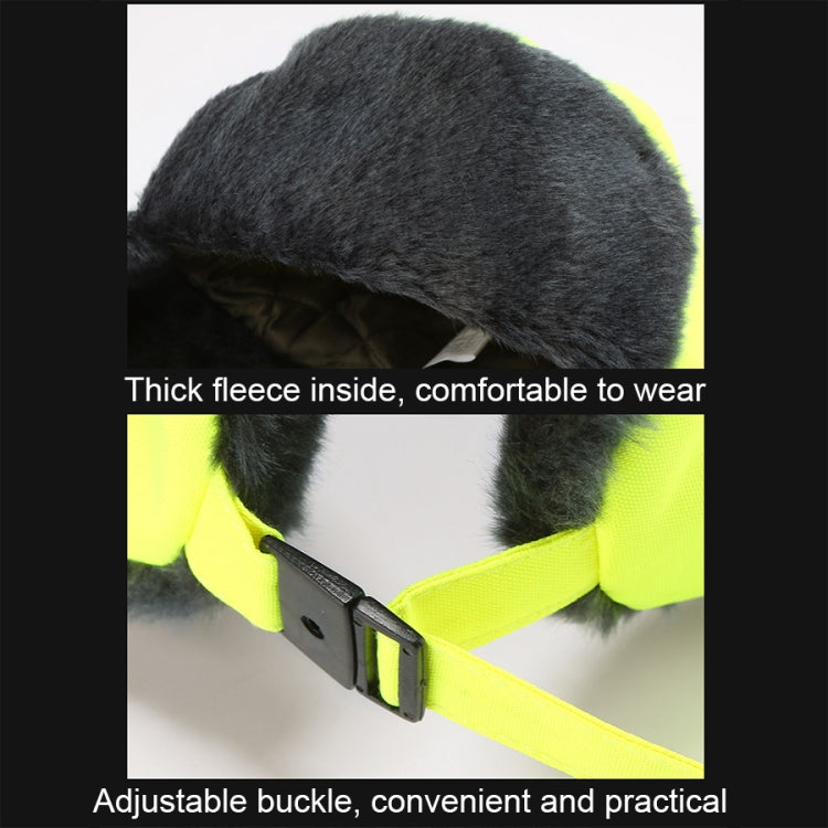Winter Sanitation Workers Warm Reflective Ear-protection Cap