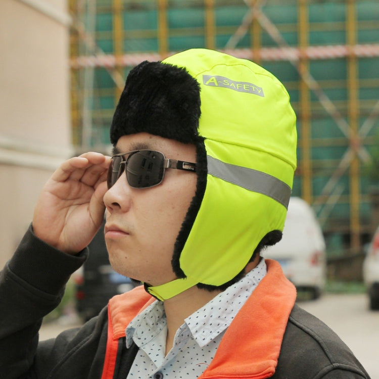Winter Sanitation Workers Warm Reflective Ear-protection Cap