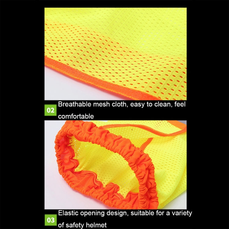 2 PCS AH-004 Summer Sunscreen Helmet Breathable Reflective Cap Cover without Hat