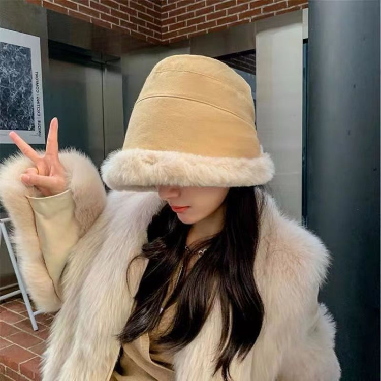 Autumn and Winter Thicken Plush Warm Fisherman Hat Ear Caps