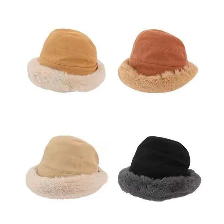 Autumn and Winter Thicken Plush Warm Fisherman Hat Ear Caps