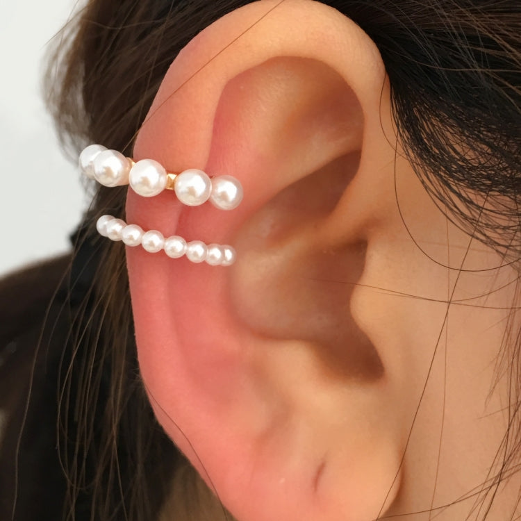 DZ-521 Simple Small Drilling Lug Clip Geometric Zircon Earrings