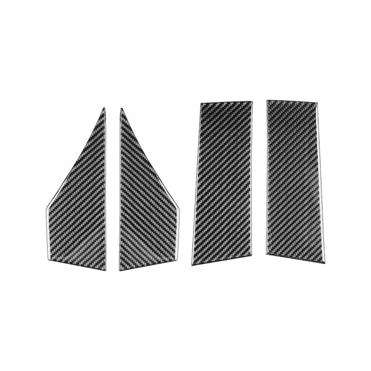 For Chevrolet Corvette C8 4pcs /Set Roof Both Sides Decorative Stickers - Black