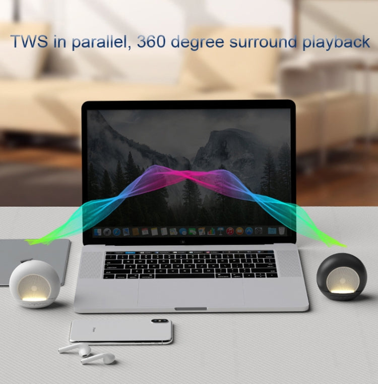 DW06 RGB Night Light BT Small Speaker Mini Subwoofer