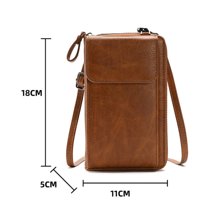 Lady Purse Shoulder Crossbody Bag Multi-functional Mobile Phone Bag