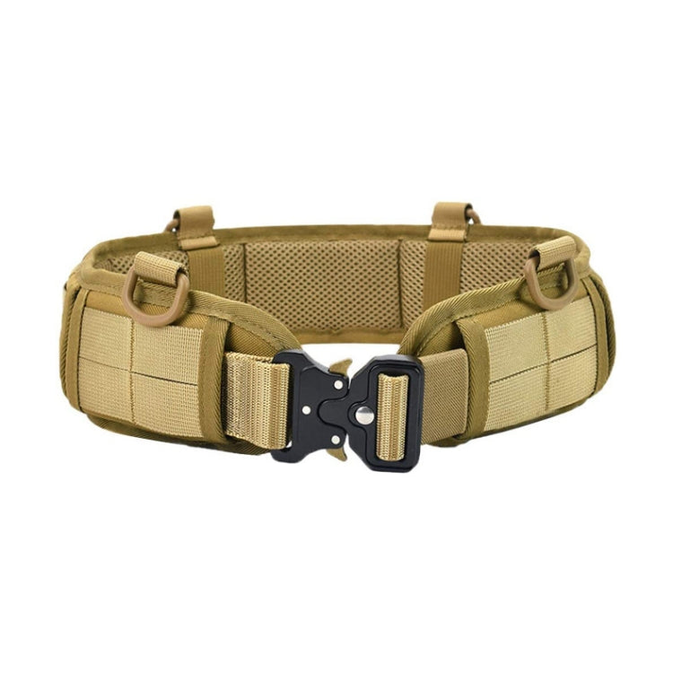 Outdoor Hunting Belt Nylon Waist Belt,Spec: Belt + Corset  Khaki
