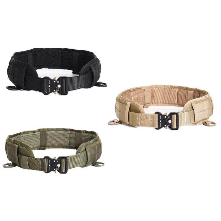 Outdoor Hunting Belt Nylon Waist Belt,Spec: Belt + Corset  Army Green
