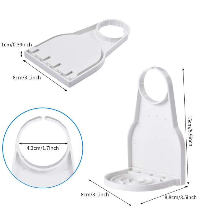 2 PCS Foldable Laundry Detergent Drip Catcher Tray Cup Holder Soap Dispenser Gadget